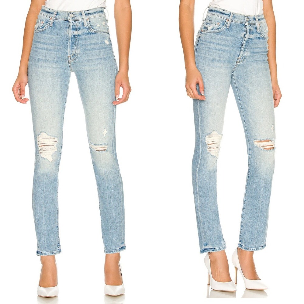 MOTHER Superior Jeans Size 31 Huffy Skimp Rope's End Light Wash